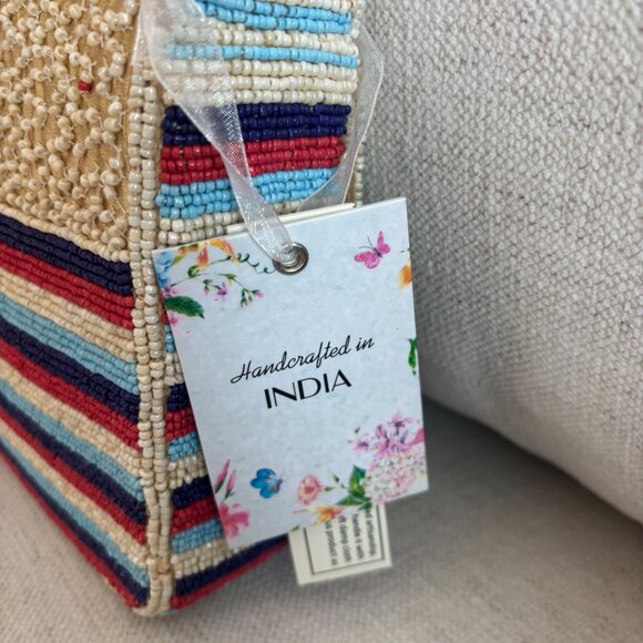 Viral Beaded Bags - NY Taxi Cab & Route 66 Shoulder Bags (2) - Made in India - Picture 6 of 15